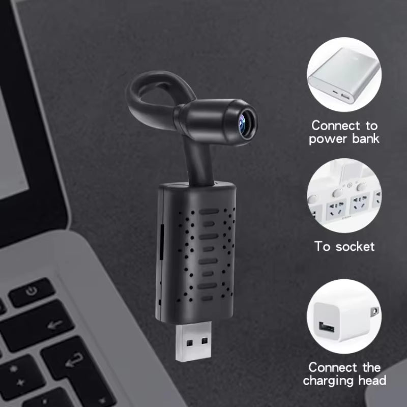 New Wifi Camera Mini High-Definition 1080P Motion Detection Wifi Computer Usb Mini Night Vision Camera Home Security